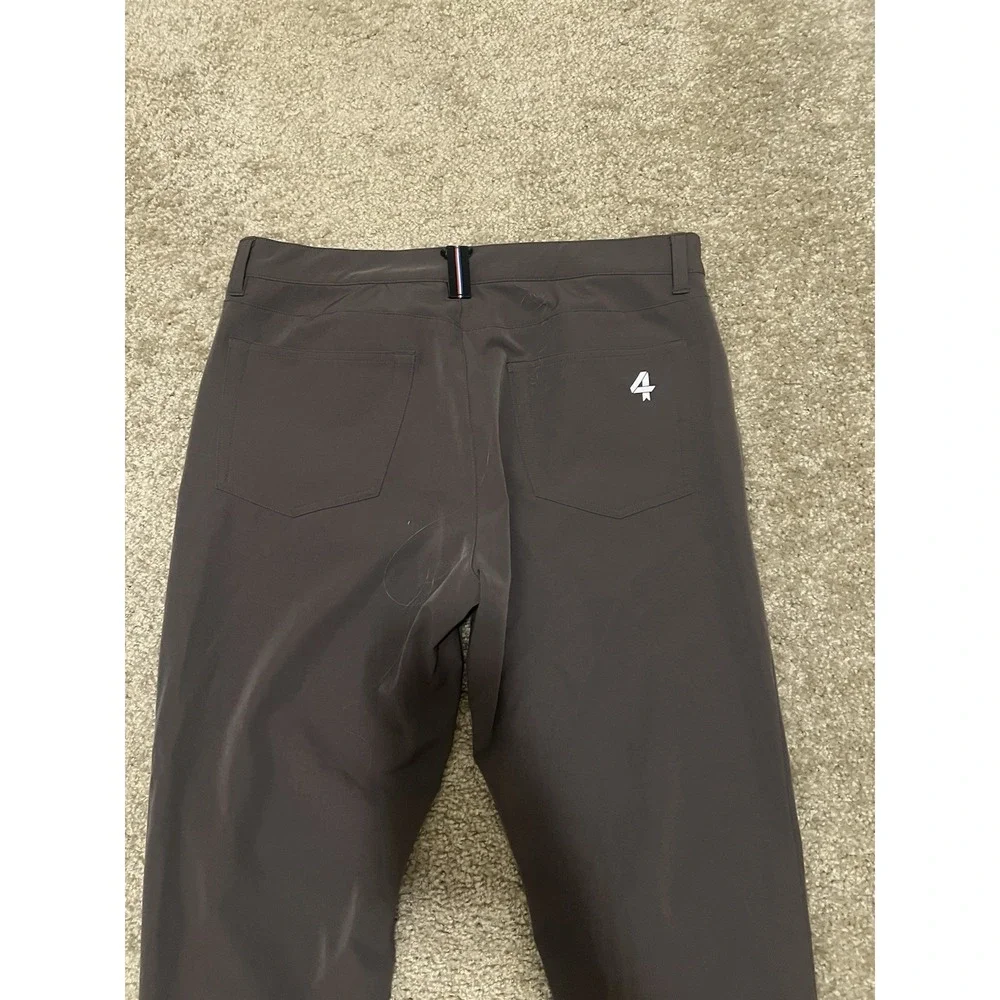 Fourlaps Traverse Athletic Fit Performance Stretch Pants Grey 31x30